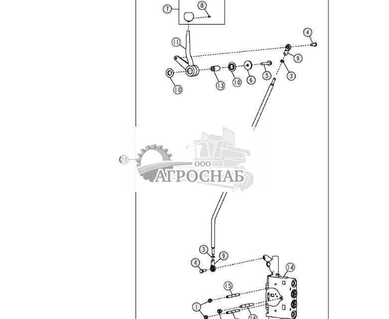 Комплект правого клапана управления 5-й функцией, скарификатор - ST3625 587.jpg